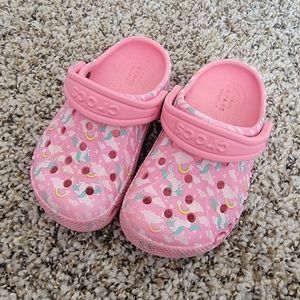 Toddler 8 Unicorn Crocs